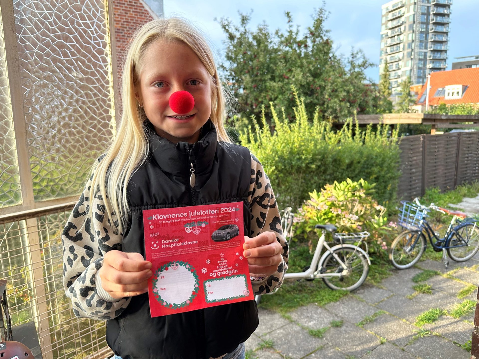 Sally sælger julelotteri