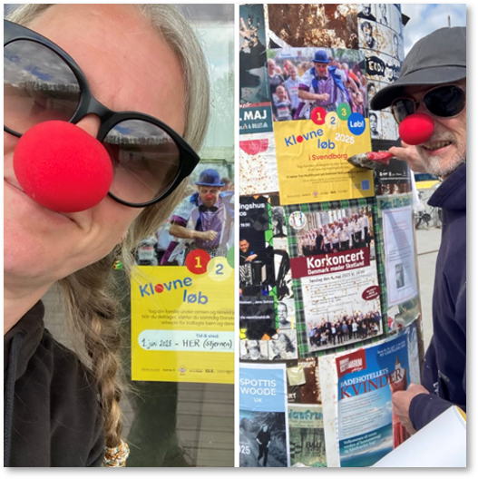 Karins foerste Klovnelob i Valsgaard. Uddeling af medaljer.