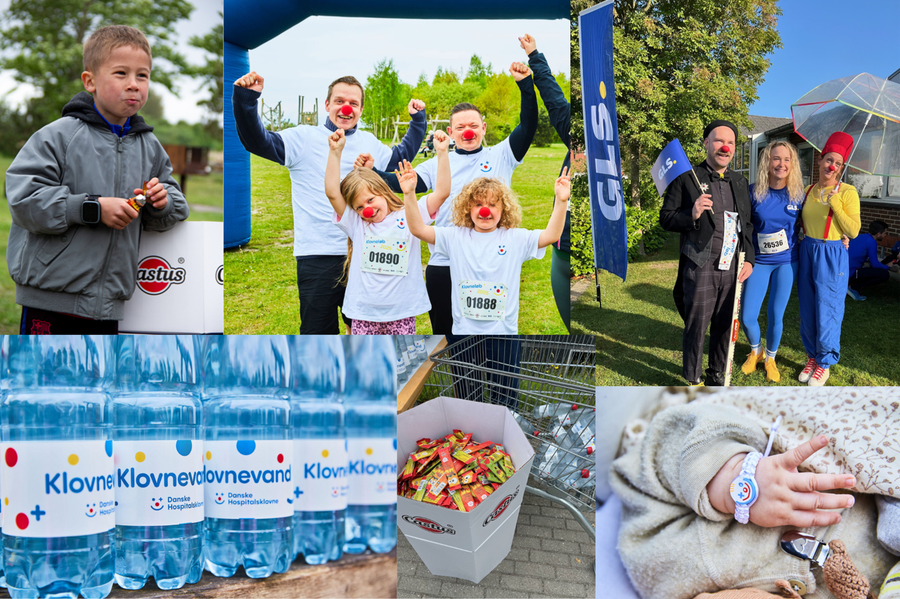 Karins foerste Klovnelob i Valsgaard. Uddeling af medaljer.