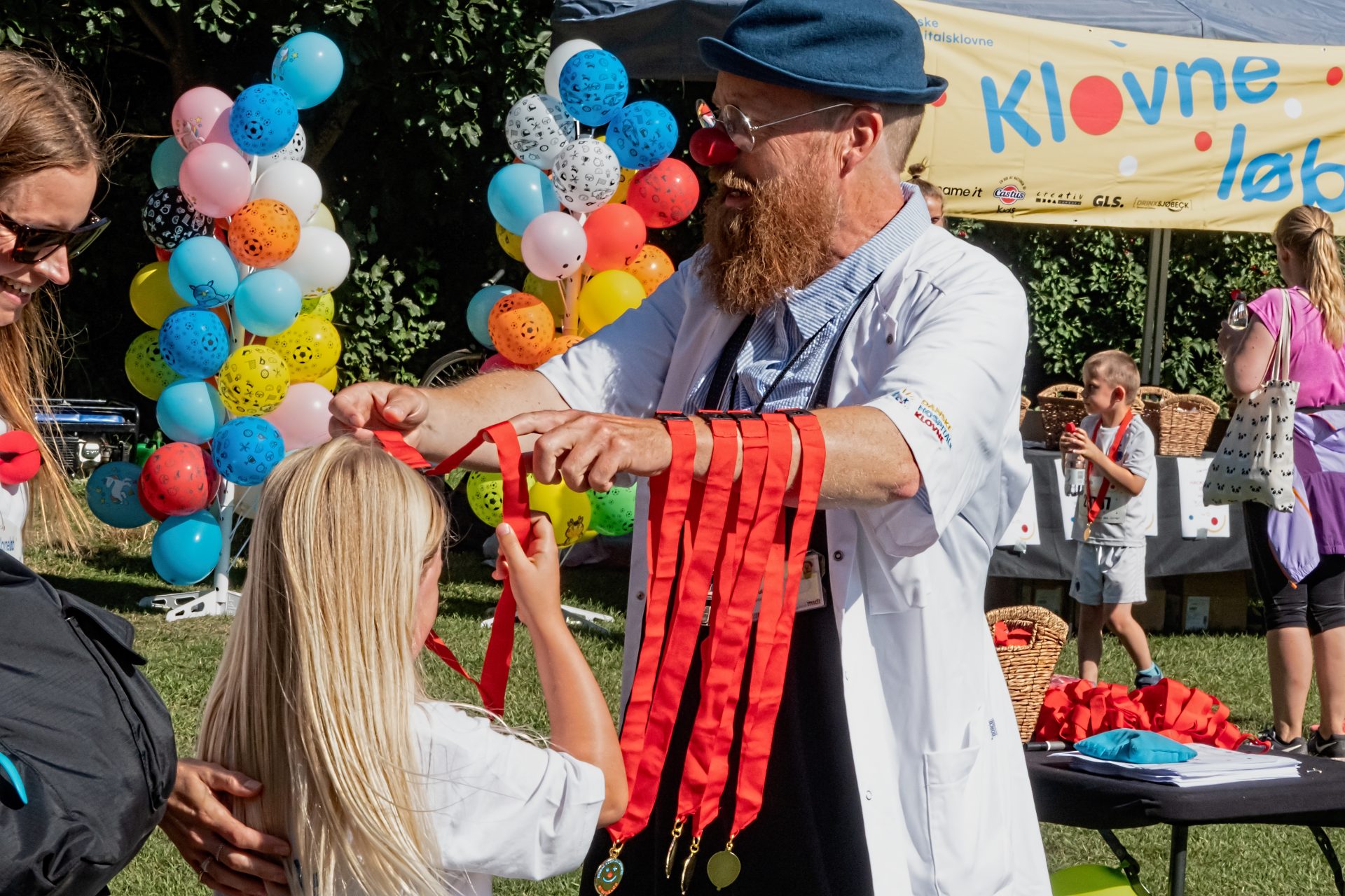 Klovneløb med hospitalsklovn Dr. Dulle