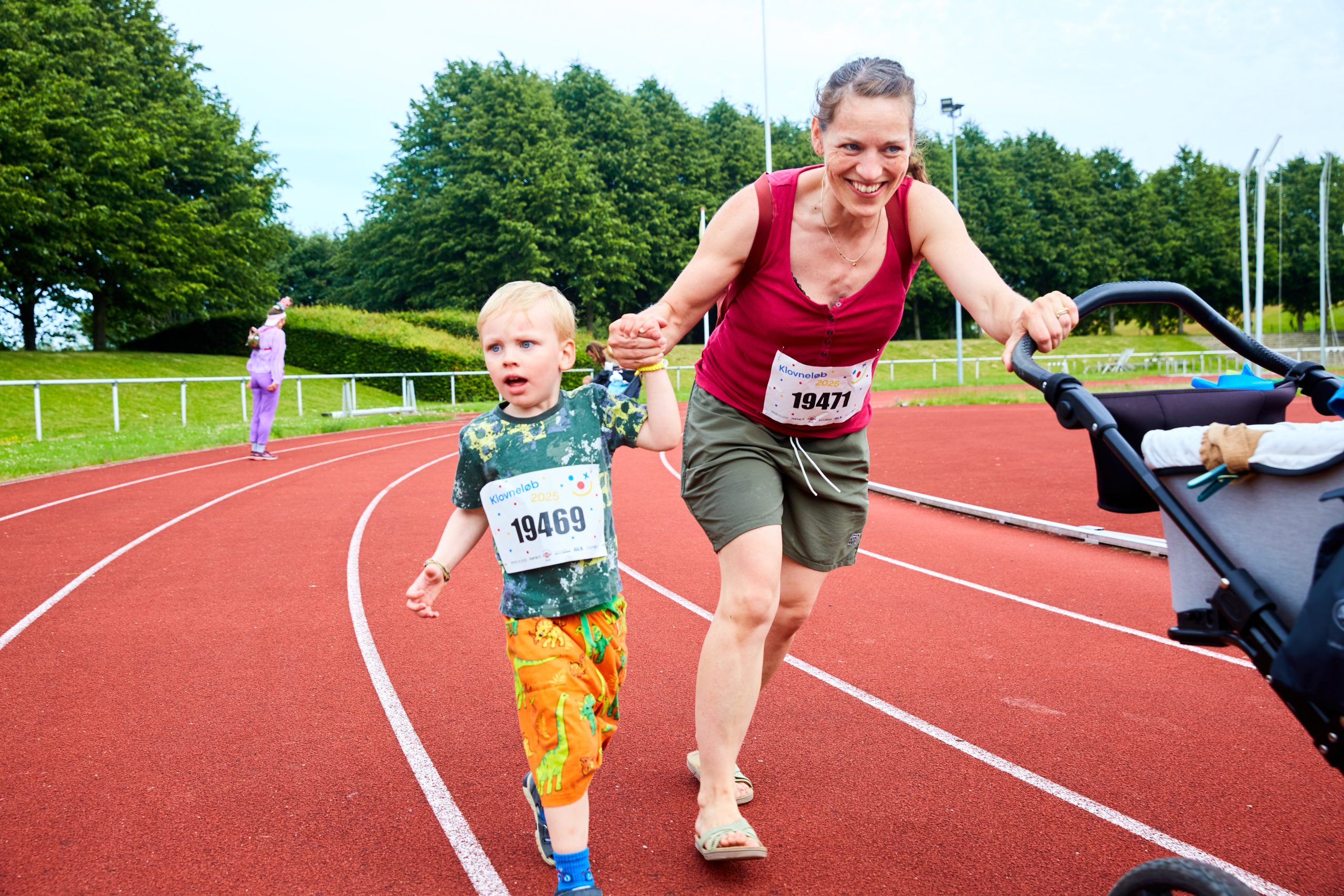 Karins foerste Klovnelob i Valsgaard. Uddeling af medaljer.